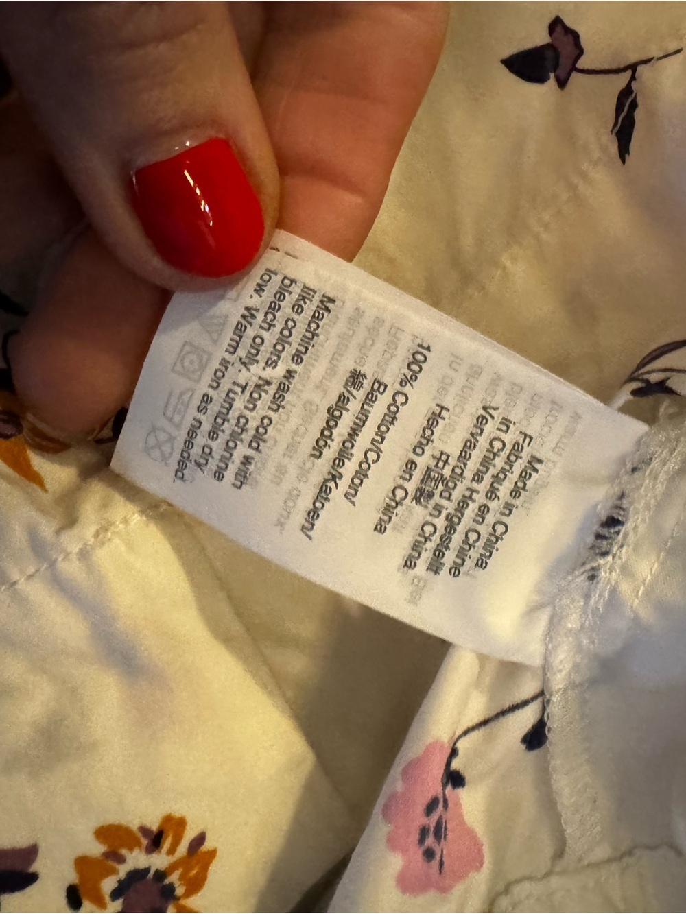 Madewell White Floral Square-Neck Peasant Blouse - Picture 6 of 8